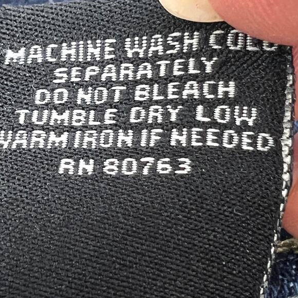 Vintage London Jean Double Button Wide Leg Y2K Rave Medium Wash Jeans Size 10 - Picture 11 of 12